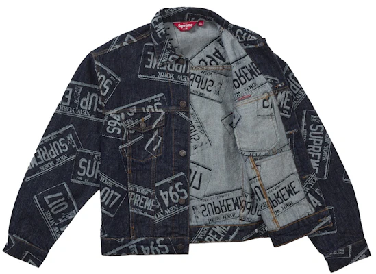 Supreme 牛仔卡車外套 (SS26) 車牌設計 Order Supreme 牛仔卡車外套 (SS26) 車牌設計