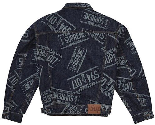 Supreme 牛仔卡車外套 (SS26) 車牌設計 Lookbook Supreme 牛仔卡車外套 (SS26) 車牌設計
