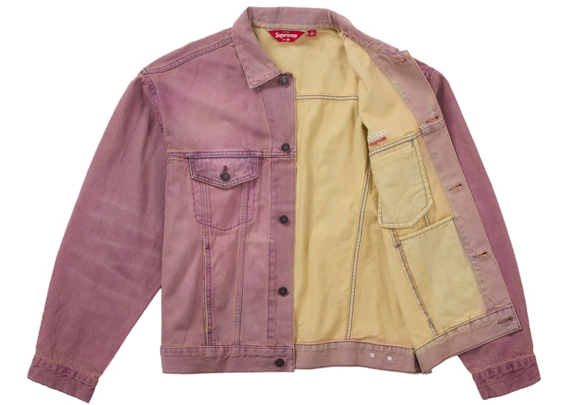 Supreme Denim Trucker Jacket (SS26) Overdyed Purple 圖 2