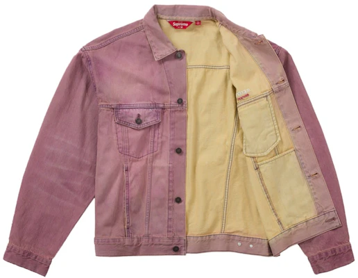 Chaqueta Trucker Supreme Denim (SS26) Teñida en Púrpura Order Chaqueta Trucker Supreme Denim (SS26) Teñida en Púrpura
