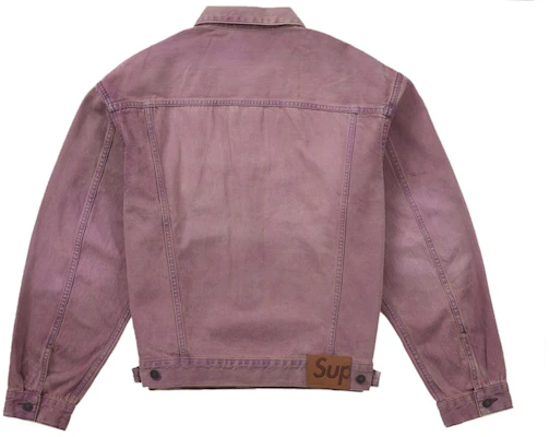 Chaqueta Trucker Supreme Denim (SS26) Teñida en Púrpura Lookbook Chaqueta Trucker Supreme Denim (SS26) Teñida en Púrpura