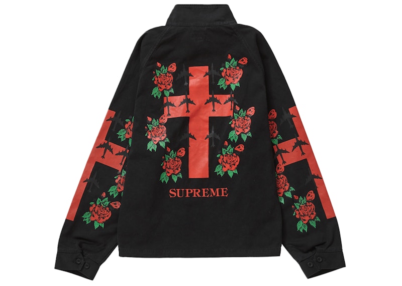 Order Supreme 纯洁毁灭黑色哈灵顿夹克