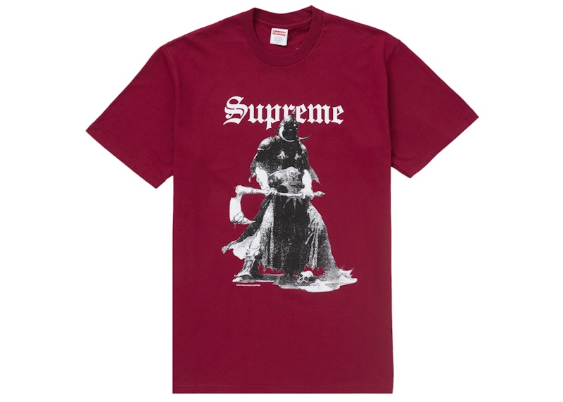 Supreme Destruction Tee Burgundy
