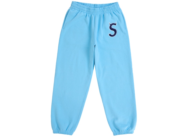 Supreme Devil S Logo Sweatpant Light Blue