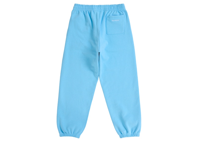 Order Supreme Devil S Logo Sweatpant Biru Muda