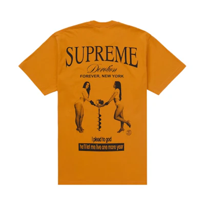Supreme Devotion Tee Orange