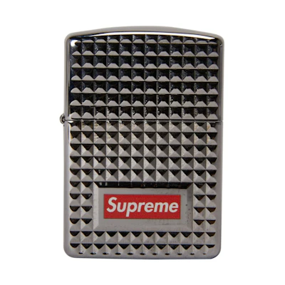 Supreme Diamond Cut Zippo Silver