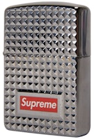 Supreme 钻石切割 Zippo 银色打火机 Order Supreme 钻石切割 Zippo 银色打火机