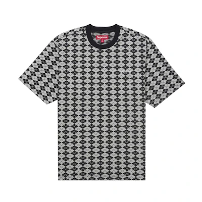 Supreme Diamond Jacquard S/S Top Black