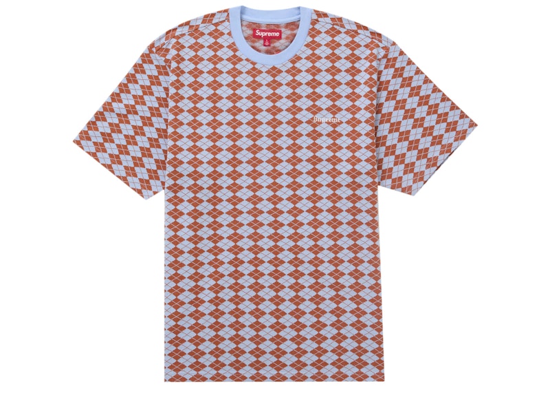 Supreme Diamond Jacquard S/S Top Blue