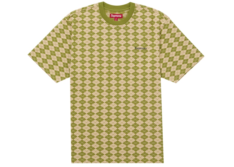 Supreme Diamond Jacquard S/S Top Green