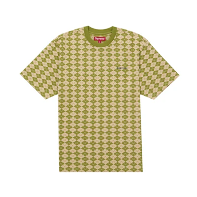 Supreme Diamond Jacquard S/S Top Green