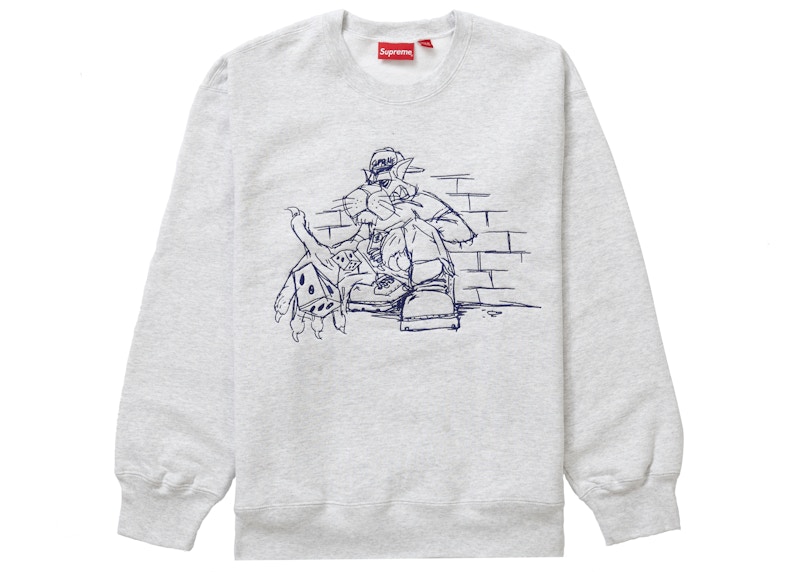 Supreme Dice Crewneck Ash Greyを購入 - Novelship 