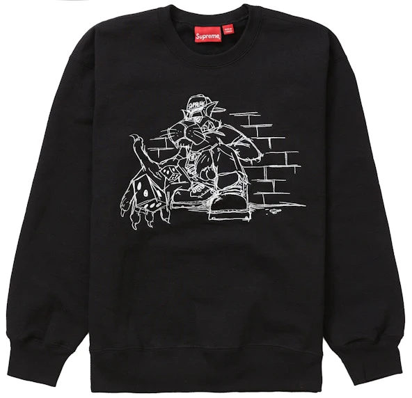 supreme-dice-crewneck-black