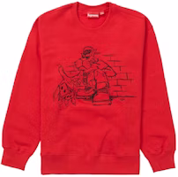 Supreme Dice Crewneck Red Supreme Dice Crewneck Red