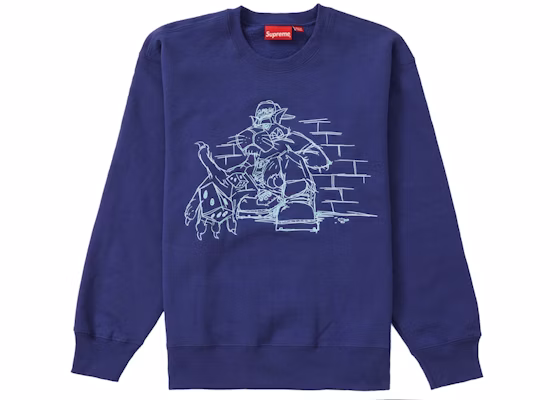 Supreme Dice Crewneck Navy Basuh Buy Supreme Dice Crewneck Navy Basuh