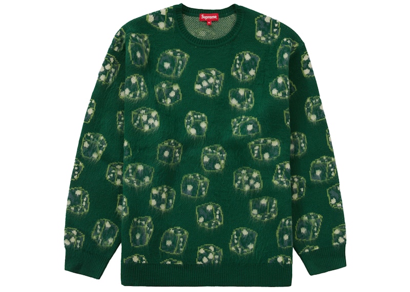Supreme Dice Sweater Green