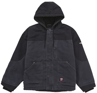 シュプリーム ディッキーズ コーデュラ フーデッド ワークジャケット ブラックデニム Buy シュプリーム ディッキーズ コーデュラ フーデッド ワークジャケット ブラックデニム
