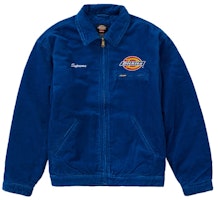 Supreme Dickies Corduroy Work Jacket Royal
