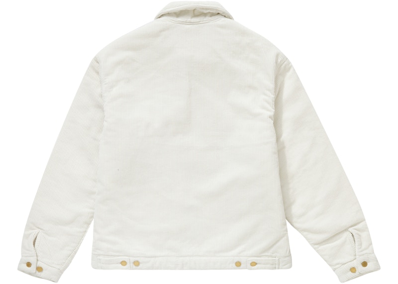 Buy Supreme Dickies Corduroy Work Jacket White - Novelship