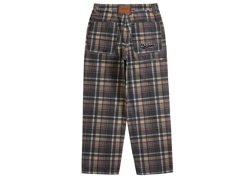 Order 슈프림 x 디키즈 더블니 बैगी 플래드 팬츠 (49 characters) 
