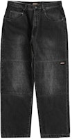 Supreme Dickies Double Knee Baggy Jean Washed Black Supreme Dickies Double Knee Baggy Jean Washed Black
