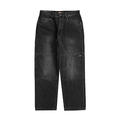 Supreme Dickies Double Knee Baggy Jean Washed Black