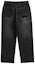 Order Supreme Dickies Double Knee Baggy Jean Washed Black