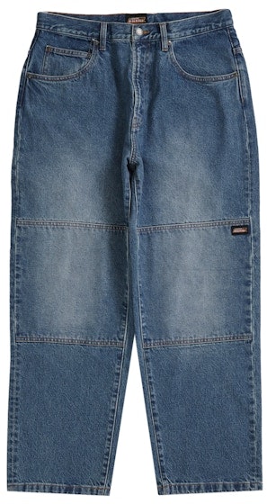 supreme-dickies-double-knee-baggy-jean-washed-indigo