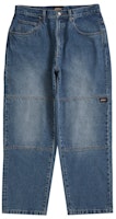 Supreme Dickies Double Knee Baggy Jean Washed Indigo Supreme Dickies Double Knee Baggy Jean Washed Indigo