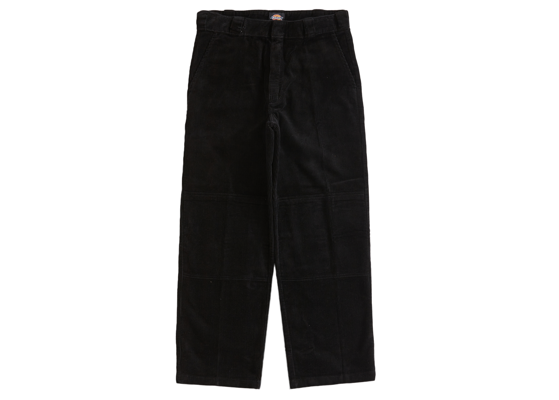 Supreme Dickies Double Knee Corduroy Work Pant Black - Novelship