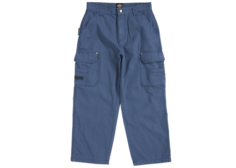 Supreme Dickies Flannel Lined Cargo Pant Blue
