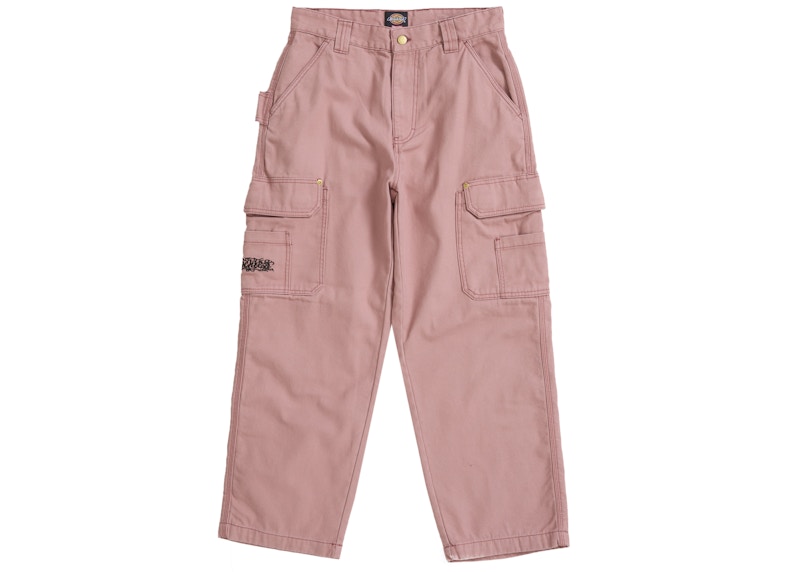 Supreme Dickies Flannel Lined Cargo Pant Pink