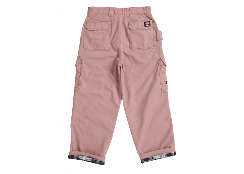 Supreme Dickies Flannel Lined Cargo Pant Pink 圖 2