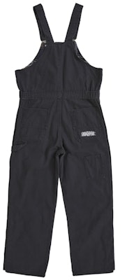 Supreme Dickies Flannel Lined Overall Black Lookbook Supreme Dickies Flannel Lined Overall Black