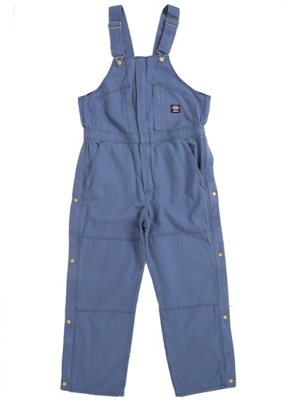supreme-dickies-flannel-lined-overall-blue