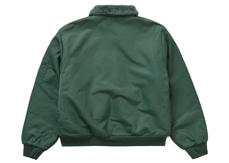 Lookbook Supreme Dickies 绿色毛领飞行夹克