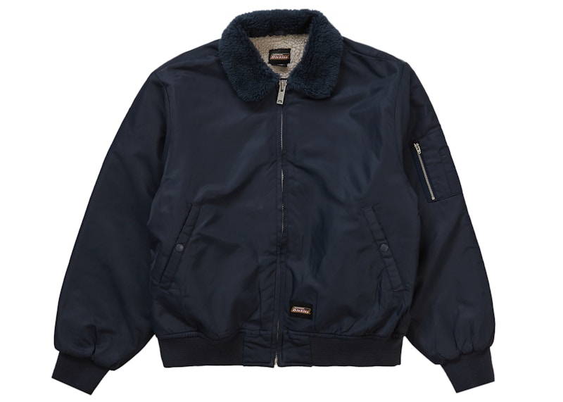 Supreme Dickies Fur Collar Bomber Jacket Navyを購入 - Novelship