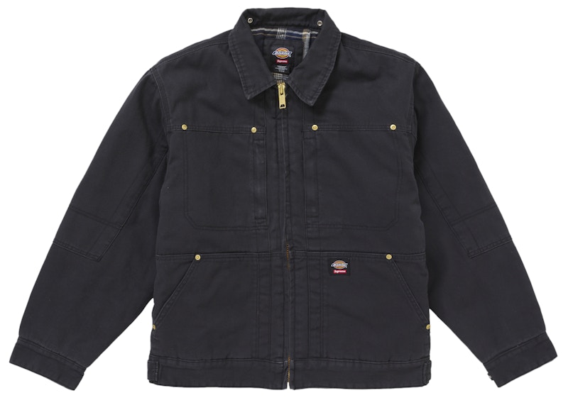 Supreme Dickies Hooded Work Jacket Black 圖 2