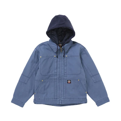 Supreme Dickies Hooded Work Jacket Blue