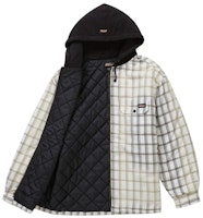 Supreme Dickies 格紋連帽拉鍊襯衫 黑色 Order Supreme Dickies 格紋連帽拉鍊襯衫 黑色