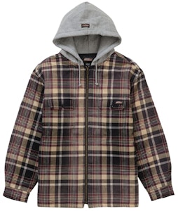 至尊牌狄克斯格紋連帽拉鍊襯衫 淺灰色 Buy 至尊牌狄克斯格紋連帽拉鍊襯衫 淺灰色