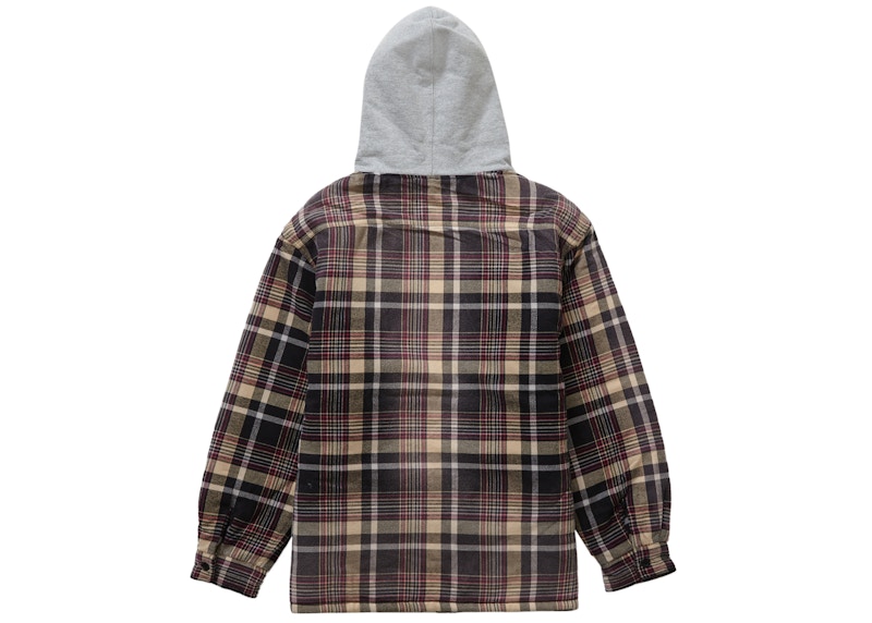 Lookbook "Chaqueta con capucha de cuadros Supreme Dickies en gris Heather"