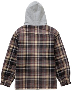 至尊牌狄克斯格紋連帽拉鍊襯衫 淺灰色 Lookbook 至尊牌狄克斯格紋連帽拉鍊襯衫 淺灰色