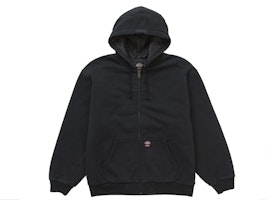 Supreme Dickies Quilted Lined Zip Up Hooded Sweatshirt Black Supreme Dickies Quilted Lined Zip Up Hooded Sweatshirt Black
