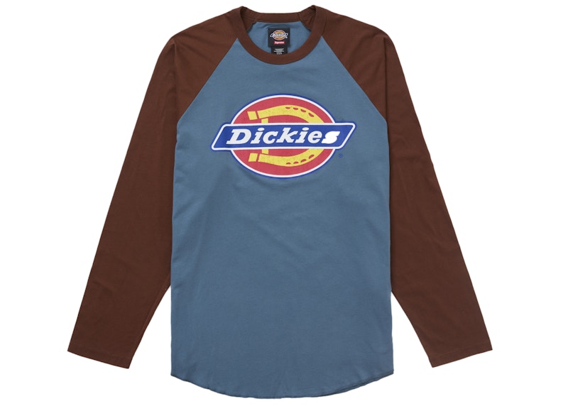 Supreme Dickies Raglan L/S Top Brown