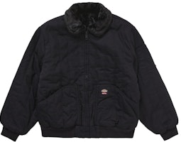 Supreme Dickies Reversible Quilted Faux Fur Work Jacket Black Supreme Dickies Reversible Quilted Faux Fur Work Jacket Black