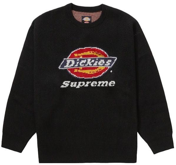 supreme-dickies-sweater-black