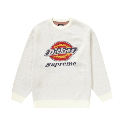 Supreme Dickies Sweater White