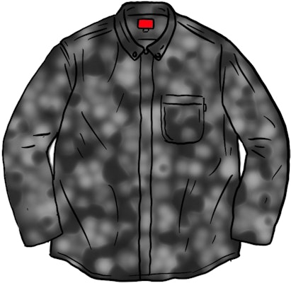 Supreme Digi Floral Corduroy Shirt Black Buy Supreme Digi Floral Corduroy Shirt Black
